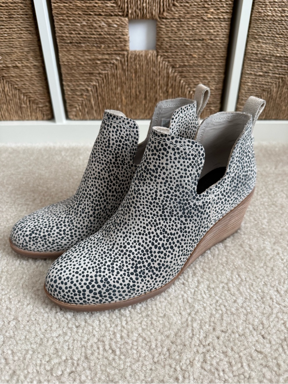 Toms Womens Kallie Wedge Boots (7.5)